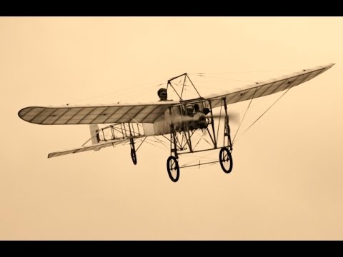 SCRATCH BUILT 1/3 SCALE BLERIOT Xl 1909 MONOPLANE WING WARPING LAZER 360 OLD WARDEN SCALE DAY - 2016 - UCMQ5IpqQ9PoRKKJI2HkUxEw