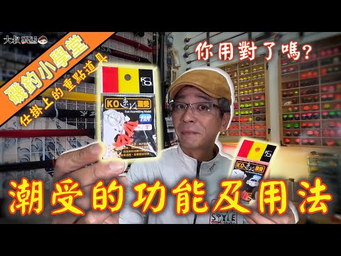 【用對了能幫助~用錯了是累贅】磯釣功夫交給你~"潮受"你用對了嗎?#熱血大叔#KO速攻潮受#磯釣