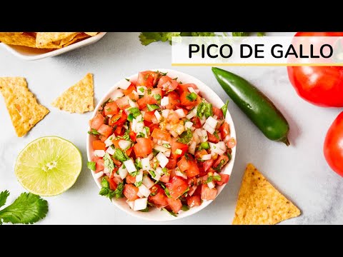 Clean & Delicious Pico De Gallo Salsa - Healthy Recipes - UCj0V0aG4LcdHmdPJ7aTtSCQ