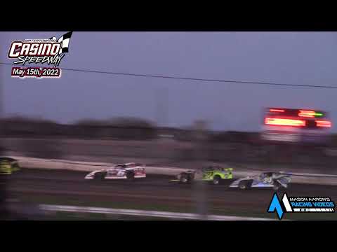 Casino Speedway WISSOTA Modified A-Main (5/15/22) - dirt track racing video image
