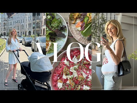 VLOG | Style & Talk, Summer Makeup & Our New Stroller | theglazedblonde