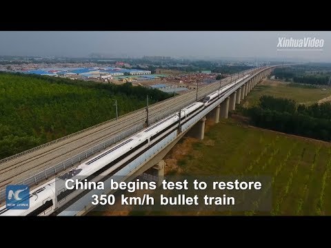 China begins test to restore high-speed train speed to 350 km/h - UCHBDXQDmqnaqIEPdEapEFVQ