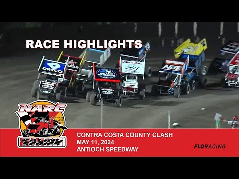 RACE HIGHLIGHTS: NARC SPRINT CARS at ANTIOCH SPEEDWAY - MAY 11, 2024 - dirt track racing video image