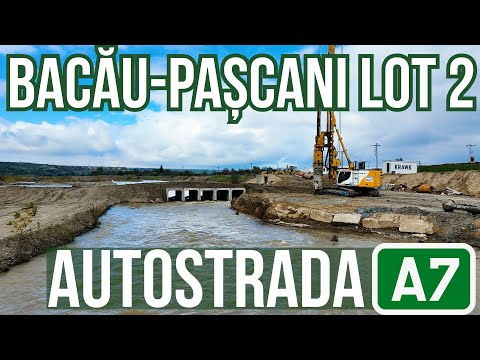 AUTOSTRADA A7 | Bacau-Pascani lot 2 | Pod peste raul Moldova - Nod Sabaoani | 17.10.2024