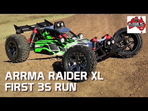 ARRMA RaiderXL 2WD Buggy First Running Video on 3S - UCOfR0NE5V7IHhMABstt11kA