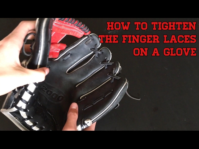How To Tighten Laces On A Baseball Glove?