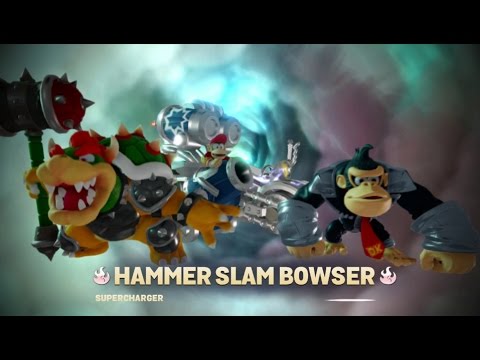 Skylanders Superchargers (Wii U) Walkthrough Part 1 - Bowser & Donkey Kong (2 Player) - UCg_j7kndWLFZEg4yCqUWPCA