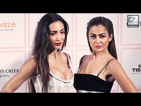 Video - Bollywood HOT Fashion - Sister Duo Malaika Arora & Amrita Arora Stuns Everyone at Vogue Beauty Awards 2019 #India