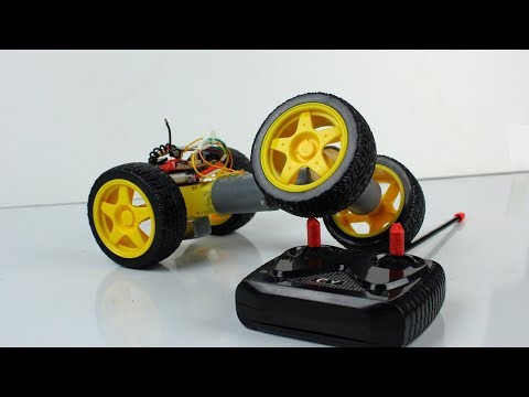 How to Make Crazy Rc Car - Diy Remote Control Stunt Car toy at home - UCR3xusmlQ7Ljz8R7AB0umZw