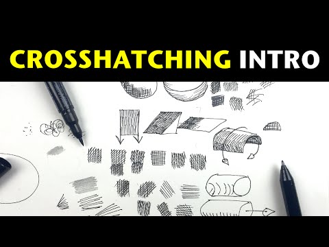 Pen and Ink Crosshatching | A simple introduction