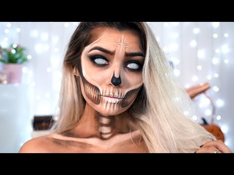 BRONZE SKULL HALLOWEEN MAKEUP TUTORIAL ad - UCBKFH7bU2ebvO68FtuGjyyw