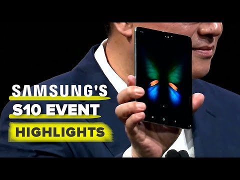 Samsung's S10, Galaxy Fold event highlights - UCOmcA3f_RrH6b9NmcNa4tdg