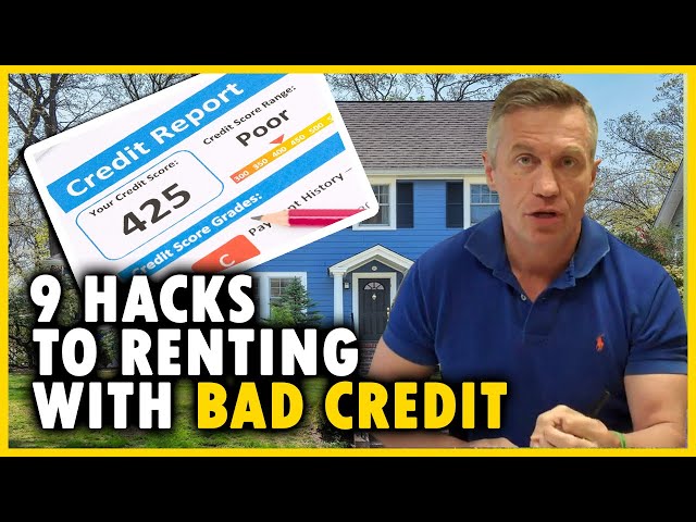 How to Rent a House with Bad Credit