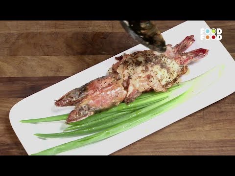 Butter Garlic Pepper Prawns | Turban Tadka | Chef Harpal Singh | FoodFood - UCthIcpK06l9bhi9ISgreocw