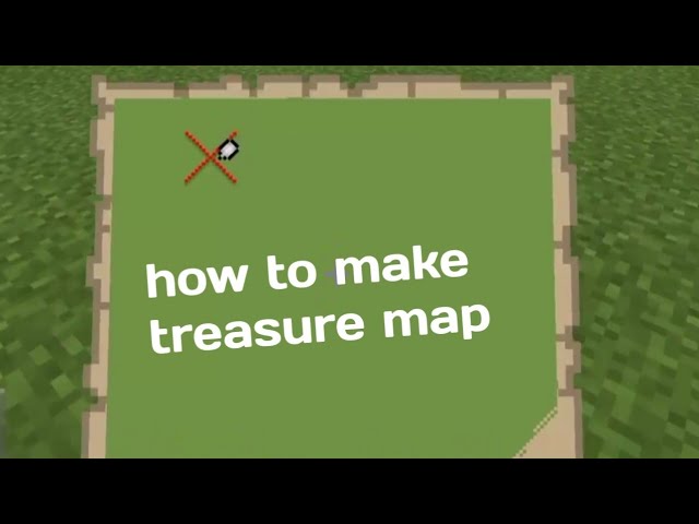 How to make Treasure map in Minecraft