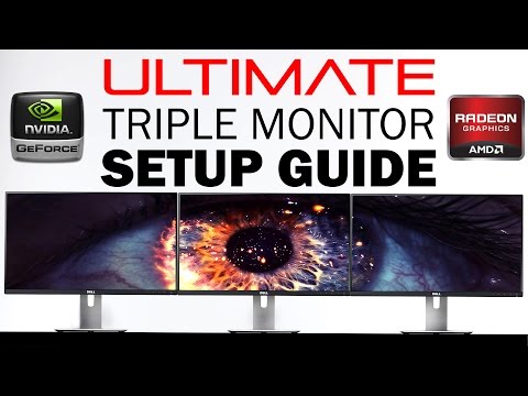 How to Setup Triple/Multiple Monitors - UCvIbgcm10GqMdwKho8C1Zmw