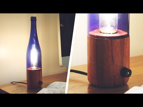 Wood & Bottle Lamp - First Lathe Project - UCKv99M3K512A3GWlnKYRhRw