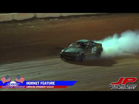 Hornet Feature - Carolina Speedway 5/24/24 - dirt track racing video image