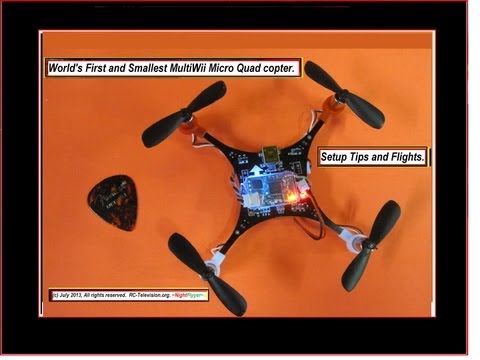 World's First MultiWii Based Micro Quad! Program tips and flights by NightFlyyer. - UCvPYY0HFGNha0BEY9up4xXw