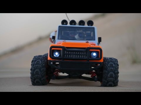 Mini 4WD Electric RC Jeep Off Roading in Desert - UCsFctXdFnbeoKpLefdEloEQ