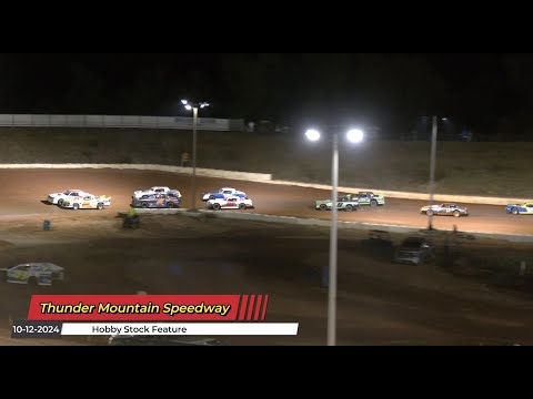 Thunder Mountain Speedway - Hobby Stock Feature - 10/12/2024 - dirt track racing video image