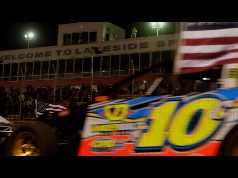 USMTS and SLMR highlight Jayhawk Classic at Lakeside Speedway - dirt track racing video image