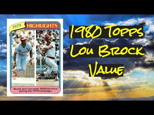 How Much Is A Lou Brock Baseball Card Worth?