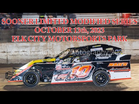 Elk City Motorsports Park Sooner Limited Modified Series 10/13/2023 #10 Alex Wiens - dirt track racing video image