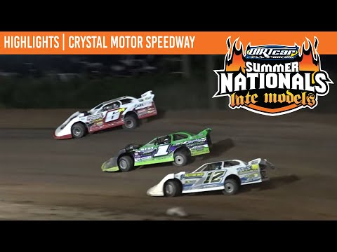 DIRTcar Summer Nationals Late Models | Crystal Motor Speedway | July 12, 2024 | HIGHLIGHTS - dirt track racing video image