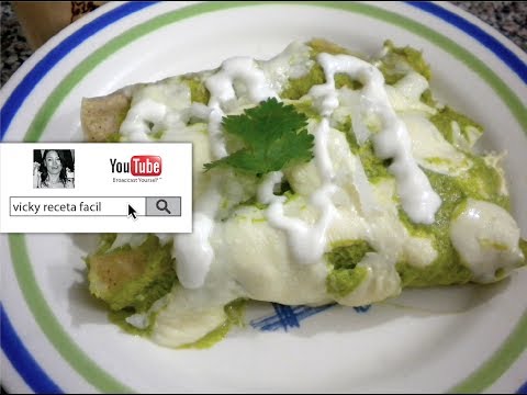 ENCHILADAS SUIZAS | Vicky Receta Facil - UCewhO42h_TIKZdntpI-v39g