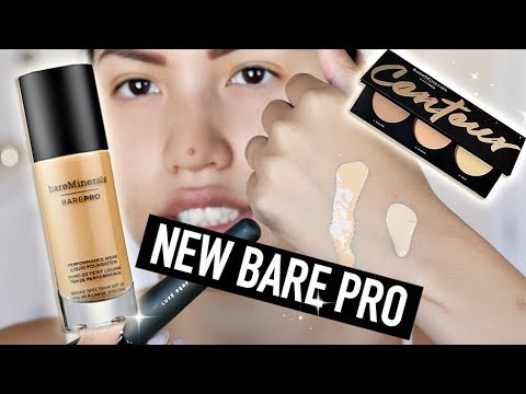 BRAND NEW | BARE MINERALS BARE PRO PERFORMANCE LIQUID FOUNDATION & CONTOUR PALETTE REVIEW - UCyGcJGJ_k7AUJGDfExB5MfQ