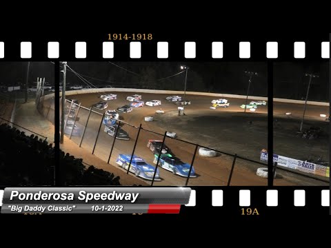 Ponderosa Speedway - Super Late Model Feature - 10/1/2022 - dirt track racing video image