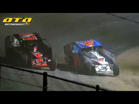 Ransomville Speedway | DIRTcar 358 Modified Feature Highlights | 8/11/23 - dirt track racing video image