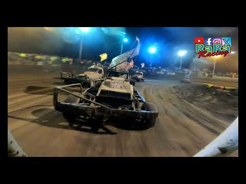 Eindejaarsrace Stockcar F1 onboard H79 Louw de Vries - Speedway Emmen 19 oktober 2024 - RaRaRacing - dirt track racing video image