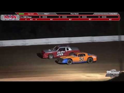 Full Event at The New North Central Arkansas Speedway - Friday July 26, 2024 - dirt track racing video image