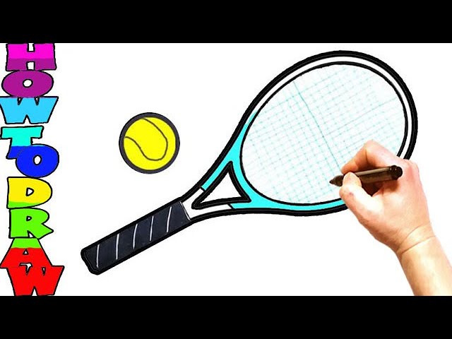How Do You Draw A Tennis Racket?