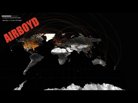 Twitter Visualization showing that social network data, people, flu etc can be tracked from posts - UClyDDqcDsXp3KQ7J5gyIMuQ