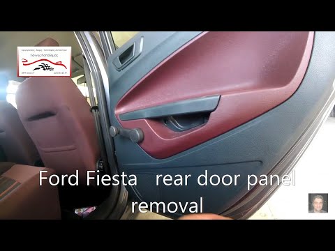 No puedo leer ni escribir Pericia Respiración Cómo quitar el panel de la puerta trasera de un Ford Fiesta - Ford Fiesta  (MK VI, MK 6, Fiesta 6)
