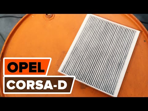 Remplacement Du Filtre Air De L Habitacle De L Opel Corsa D Opel Corsa Corsa D