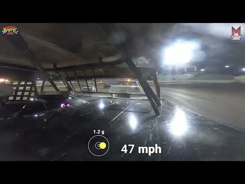 #7 Jason Mendoza - USRA Stock Car - 3-16-2024 Vado Speedway Park - In Car Camera - dirt track racing video image
