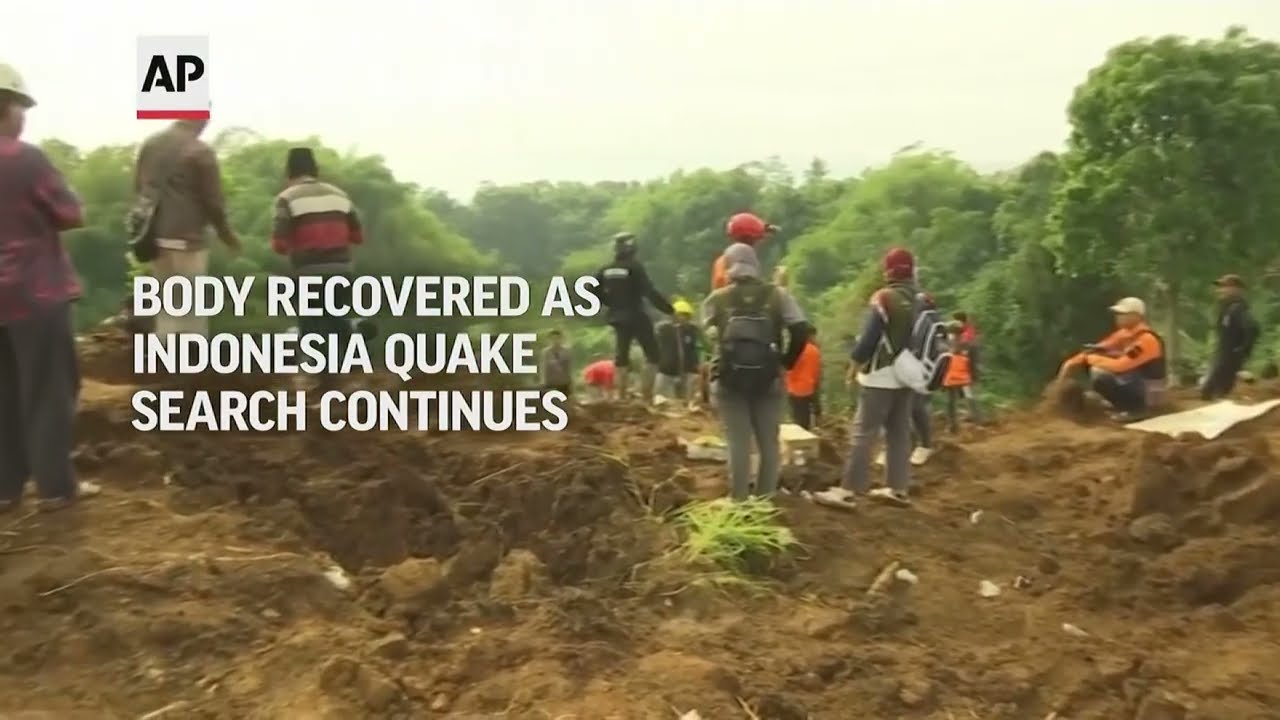 Body recovered as Indonesia quake search continues