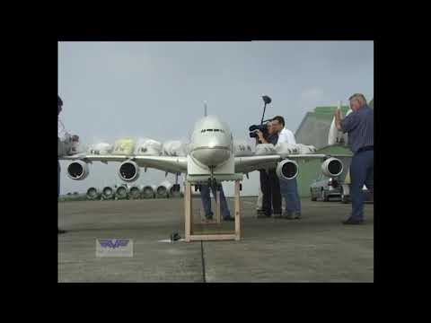 A 380 RC Airbus Airliner certification- the world first Giant flying  model of this type - UCLLKGiw9zclsM7QMg6F_00g