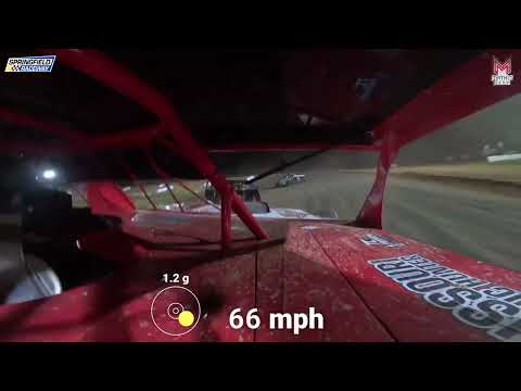 #65JR Karter Jackson - Midwest Mod - 6-24-2025 Springfield Raceway - In Car Camera - dirt track racing video image