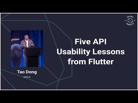 Five API Usability Lessons from Flutter (DartConf 2018) - UC_x5XG1OV2P6uZZ5FSM9Ttw