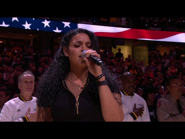 Who Sang the National Anthem at the NBA Finals Tonight?