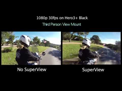 GoPro With / Without SuperView On 3rd Person View Mount On Vespa - GoPro Tip #275 - UCTs-d2DgyuJVRICivxe2Ktg