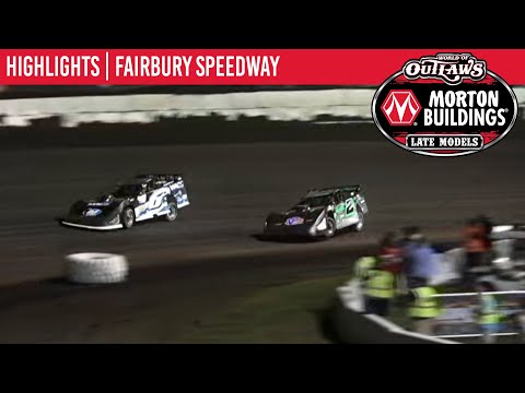 World of Outlaws Morton Building Late Models at Fairbury Speedway July 30, 2021 | HIGHLIGHTS - dirt track racing video image