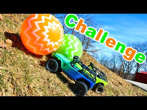 RC Truck - Axial Ball Push Hill Climb Challenge - TheRcSaylors - UCYWhRC3xtD_acDIZdr53huA