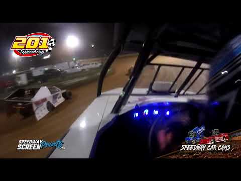#11 Jesse Rupees - UMP - 201 Speedway 8-2-25 - In-Car-Camera - dirt track racing video image