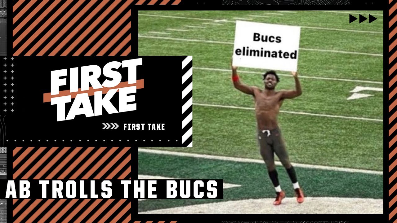 Stephen A. reacts to Antonio Brown trolling the Buccaneers after losing to the Rams | First Take